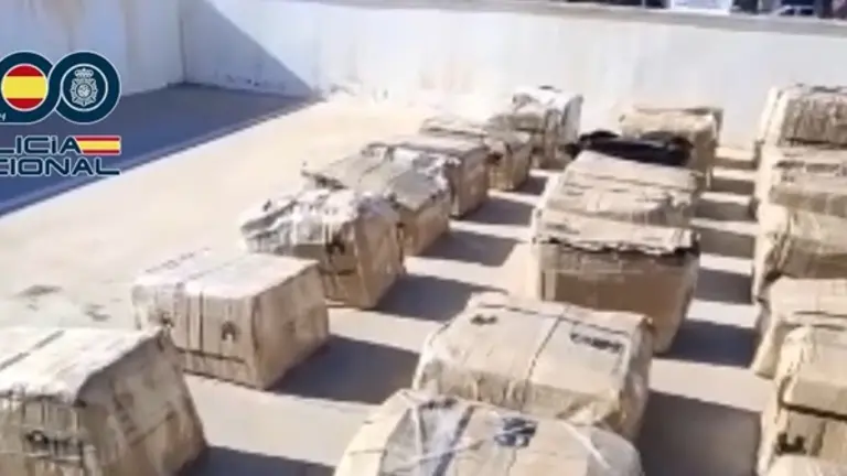 Droga incautada por la Polic&iacute;a Nacional en los Marmoles.