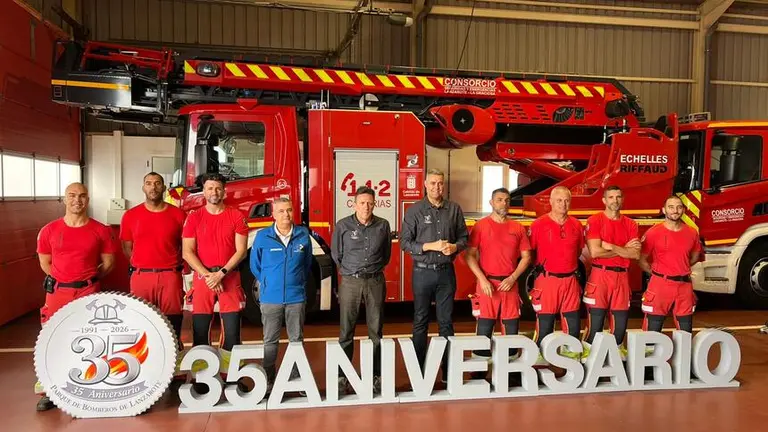 Presentación del 35 aniversario del Parque de Bomberos.