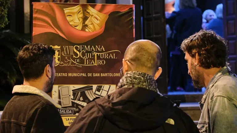 Cartel promocional de la Semana Cultural del Teatro de San Bartolom&eacute;.