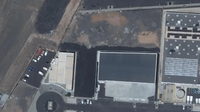 Detalle de las parcelas a licitación a través del visor de Grafcan.