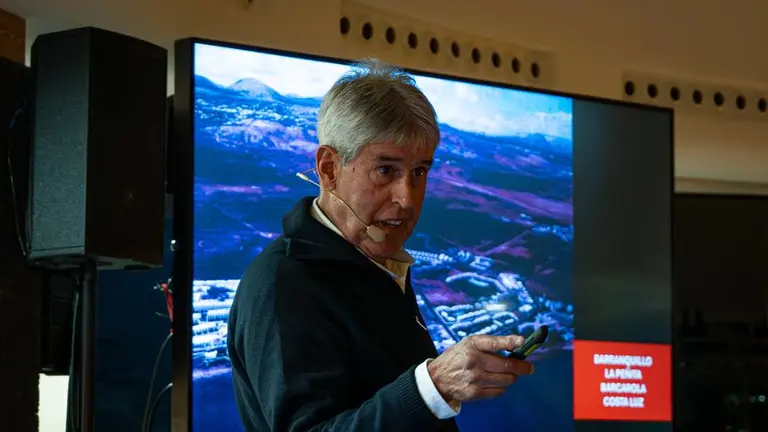 Juan Cruz en una comparecencia p&uacute;blica.