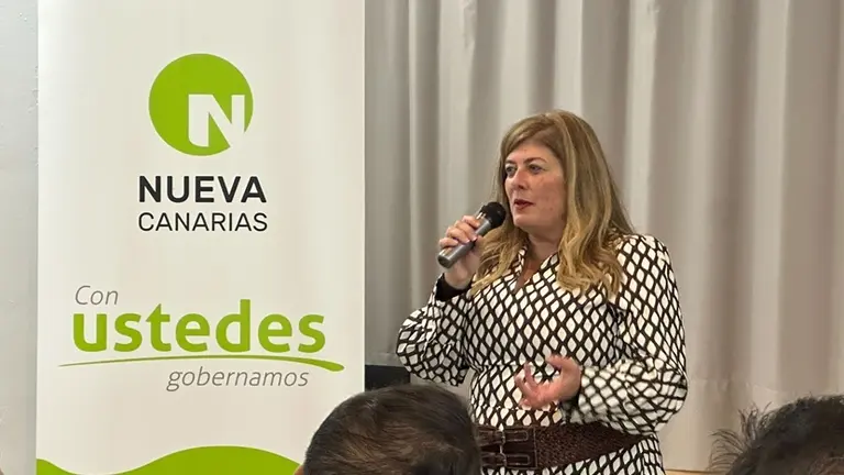 Belén Machín, secretaria general del Comité Local de Teguise.