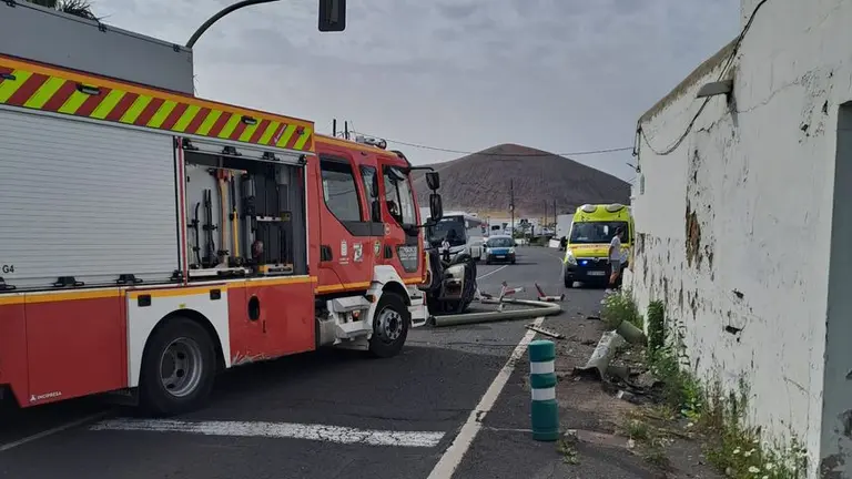 Lugar en el que se produjo el accidente.