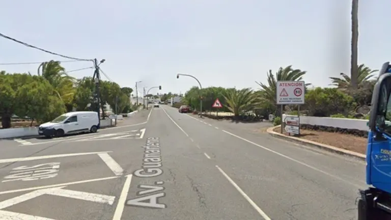 Cruce entre Tiagua y Mu&ntilde;ique.