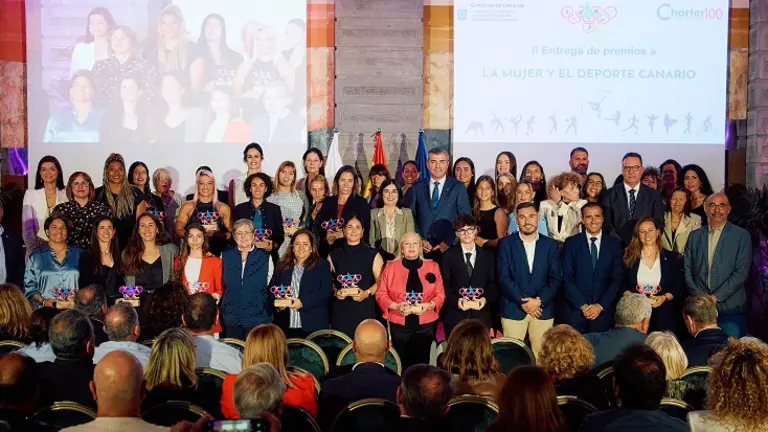 FOTO. Imagen de archivo de la segunda Gala de la Mujer y el Deporte Canario celebrada el a&ntilde;o pasado en Las Palmas de Gran Canaria