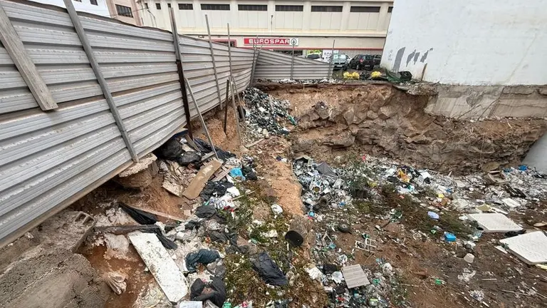 Imagen de c&oacute;mo se encuentra el solar