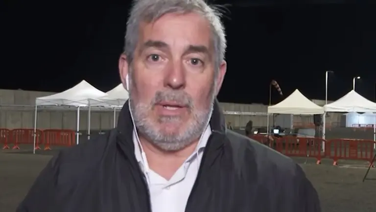 Fernando Clavijo en una de sus intervenciones en la televisi&oacute;n nacional en estos d&iacute;as, en la Sexta. 