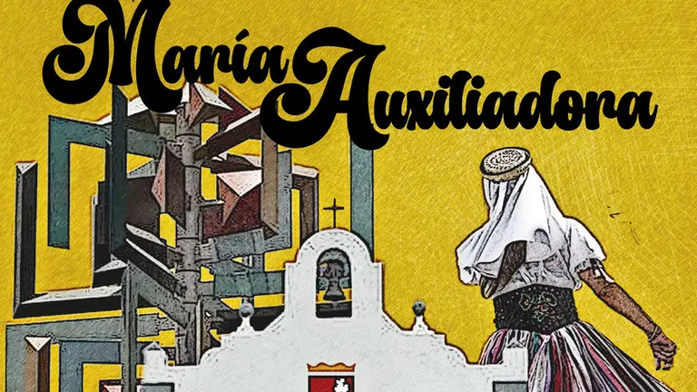 Cartel promocional de las fiestas de Monta&ntilde;a Blanca.