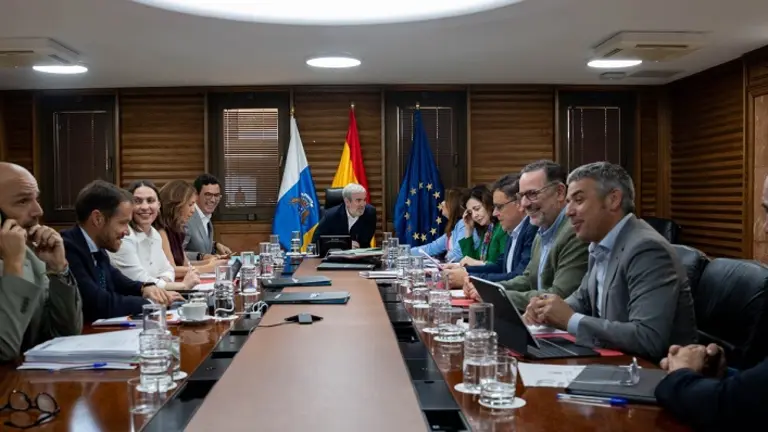 Imagen del encuentro del Consejo de Gobierno de este lunes.