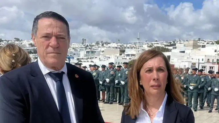 &Oacute;scar P&eacute;rez y Esther Tamargo.
