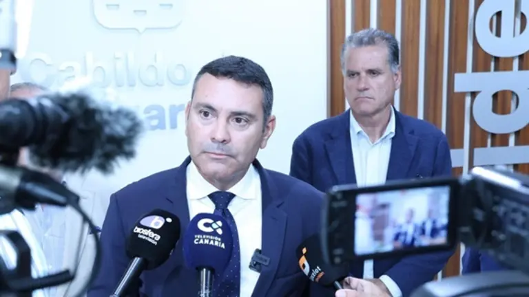 Comparecencia de Oswaldo Betancort y Domingo Cejas.