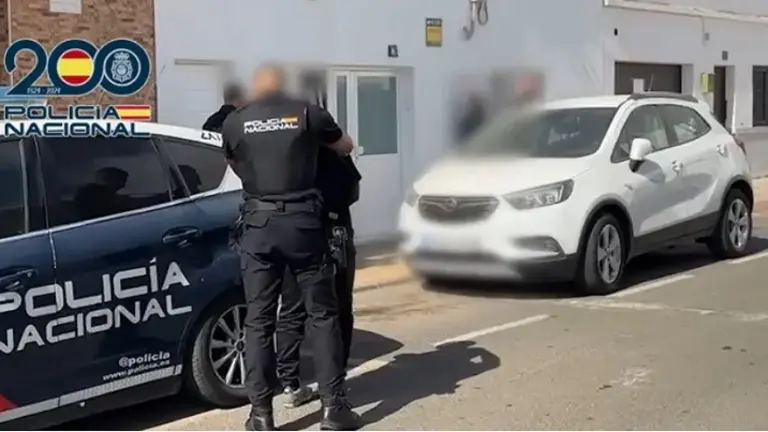Imagen de archivo de otra actuaci&oacute;n de la Polic&iacute;a Nacional en la capital de Lanzarote. 