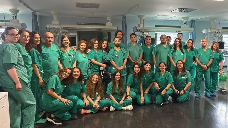 Imagen de los profesionales que trabajan en el servicio