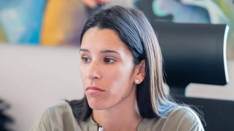 Aroa Revelo, secretaria local de CC en Har&iacute;a.