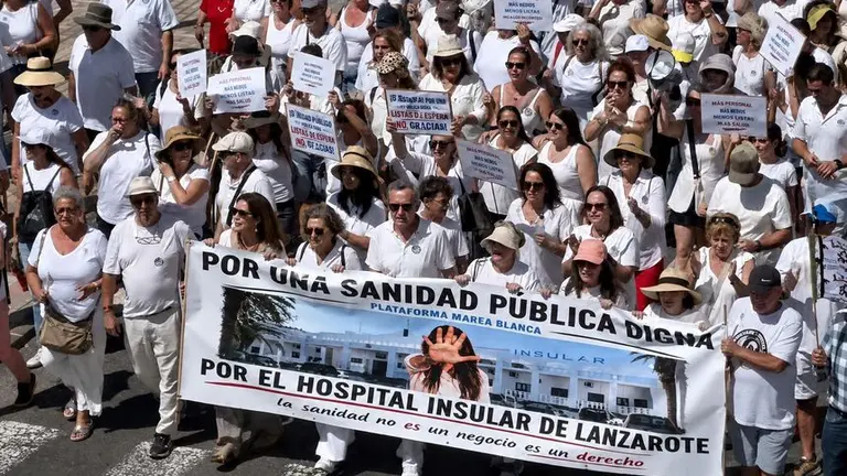 Cabecera de la manifestaci&oacute;n de este s&aacute;bado