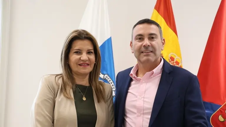 Oswaldo Betancort y Mar&iacute;a Jes&uacute;s Tovar.