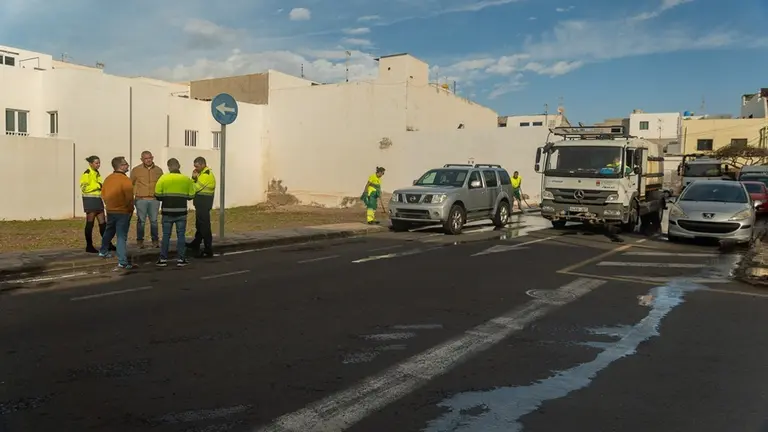 Jacobo lemes y Echedey Eugenio en unas de las &uacute;ltimas actuaciones en Altavista.