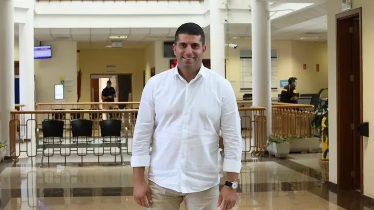 Benjamin Perdomo en el Cabildo de Lanzarote.