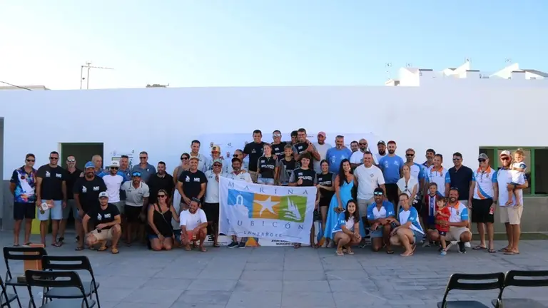 Foto de familia de la Copa Vela Latina del Sur.