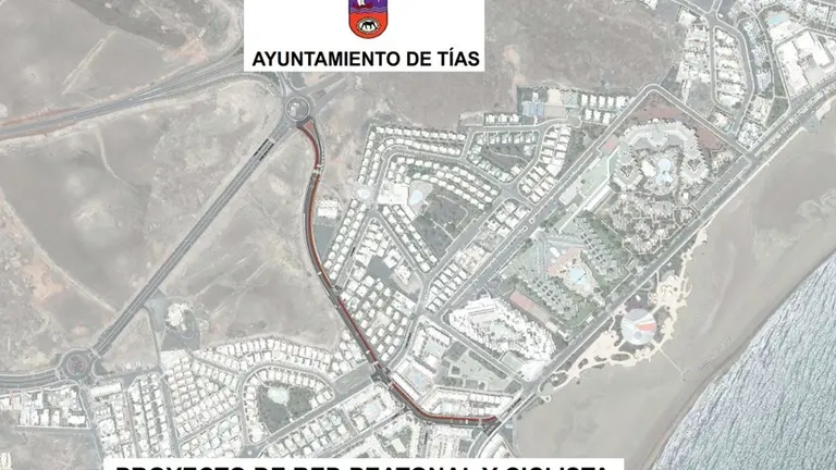 Infograf&iacute;a del proyecto de la calle Noruega.