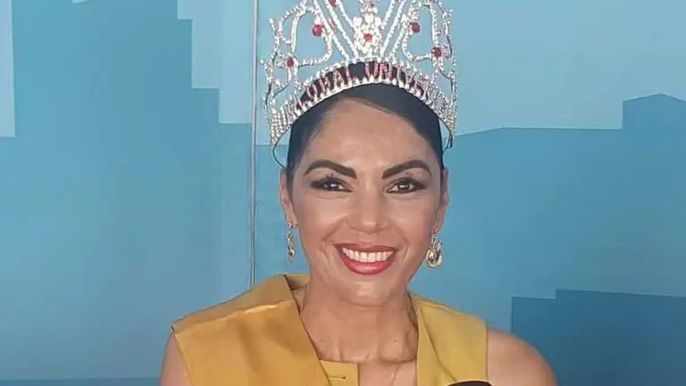 Amaira Cedr&eacute;s en el programa "Entre Barrios".