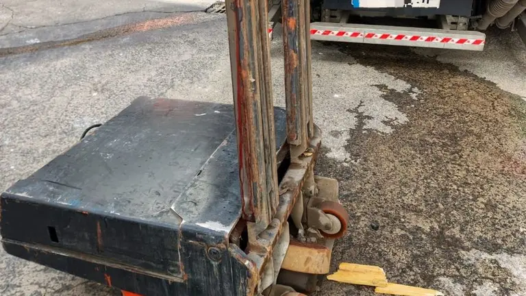 Imagen del elevador con el que se ha accidentado el trabajador