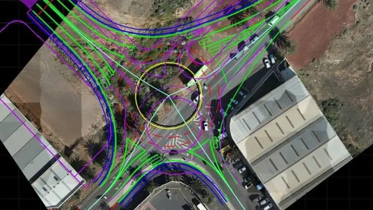 Recreaci&oacute;n visual de la rotonda que se construir&aacute; en los accesos a la zona de Lloret, en Arrecife, en una carretera de &aacute;mbito insular, y para la que ya est&aacute; redactado su proyecto. 