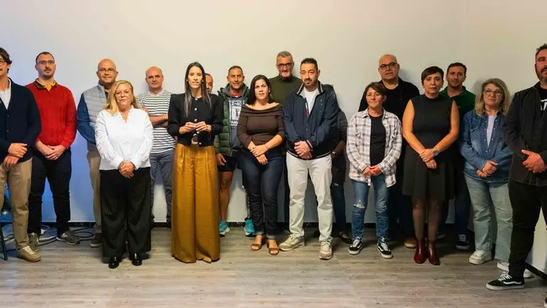 Imagen de los integrantes del Comit&eacute; Local de Coalici&oacute;n Canaria en Har&iacute;a