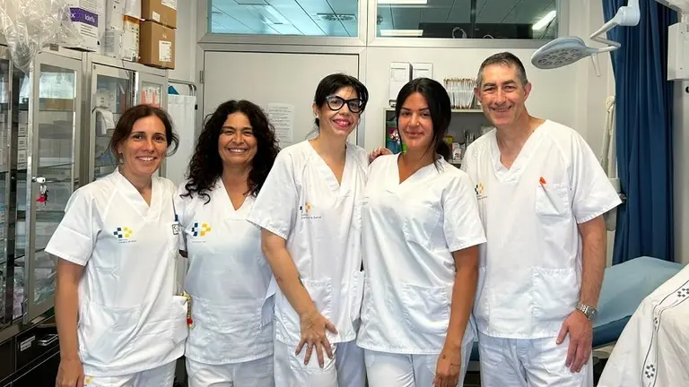 Parte del equipo de Dermatolog&iacute;a del hospital de Arrecife.