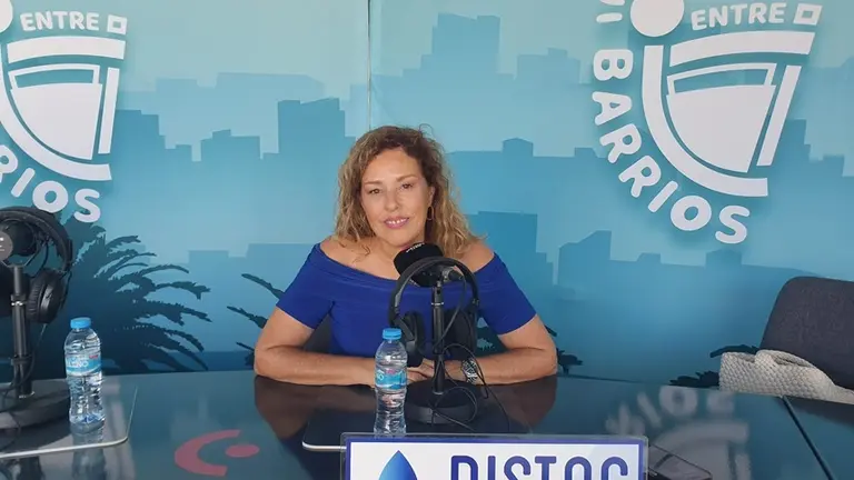 Astrid P&eacute;rez en el programa Entre Barrios.