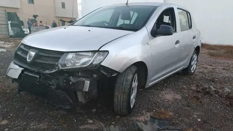 Estado de uno de los veh&iacute;culos implicados en el accidente.