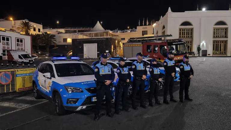 Policía Local de T&iacute;as en el Varadero.