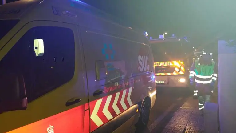 Bomberos del Consorcio de Seguridad y Emergencias en la zona.