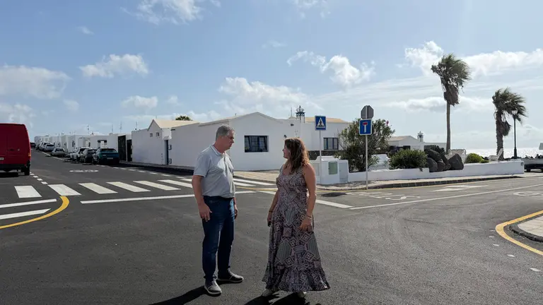 Olivia Duque y Eugenio Robayna.