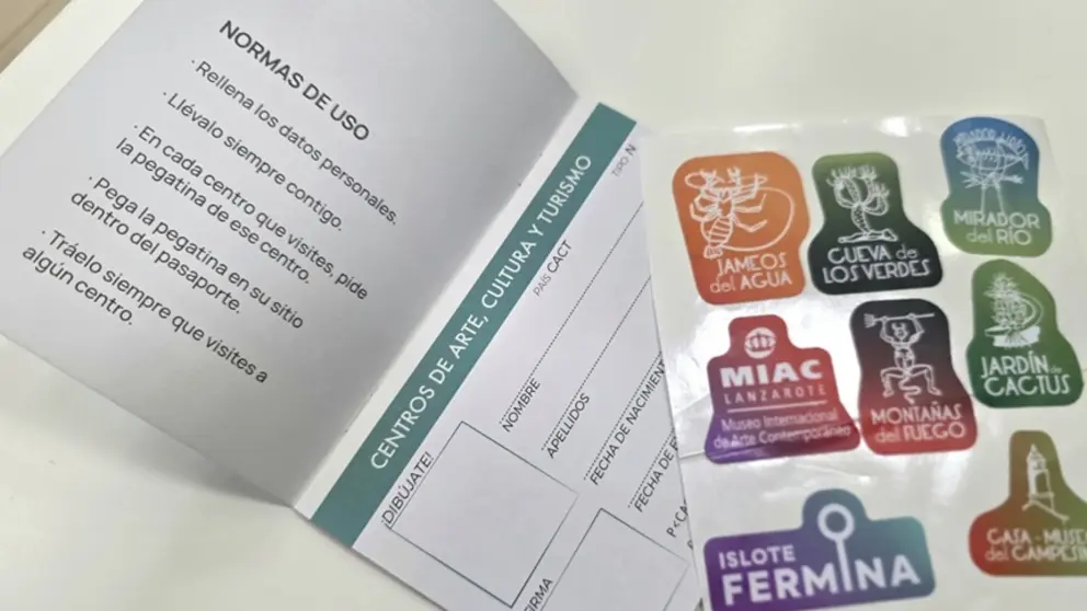 Pasaporte infantil de los CACT.