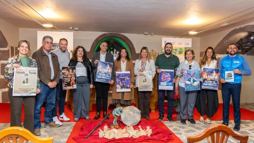 Presentación del programa navideño de Teguise.