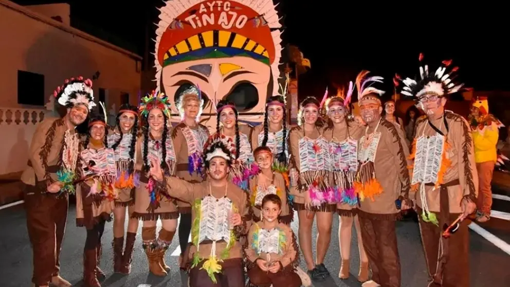 Imagen de la carroza del Ayuntamiento de Tinajo del año anterior. 