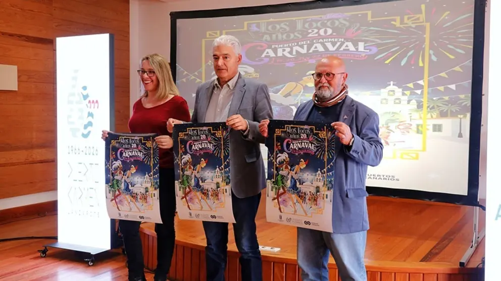 Presentaci&oacute;n del cartel del carnaval 2026 de Puerto del Carmen.