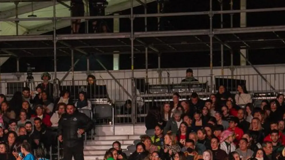 Imagen del montaje del Recinto Ferial.