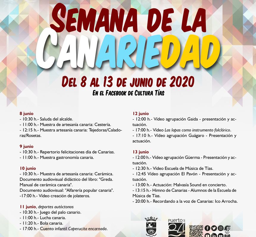 Cultura Semana de la Canariedad 2020