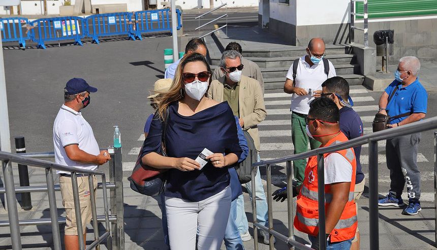 Visita La Graciosa de la Presta. con Viceconsejero del Gobcan (1)