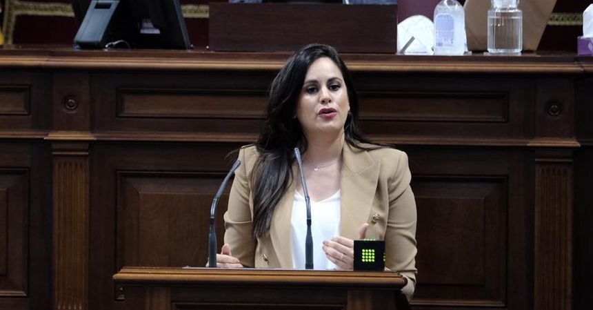 Vidina Espino durante un pleno (Foto Archivo) III