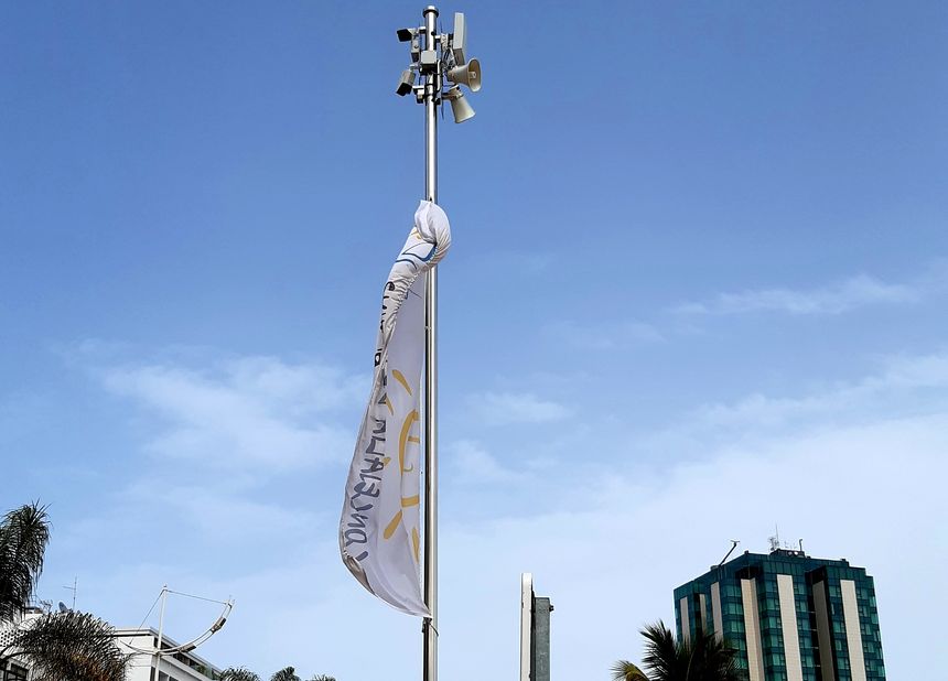 La playa del Reducto cuenta con una estación para medir la calidad del aire