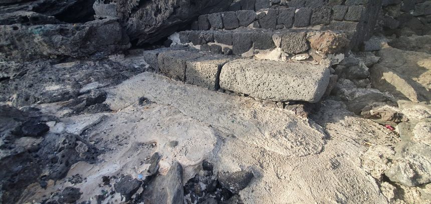 cemento en el riscadero