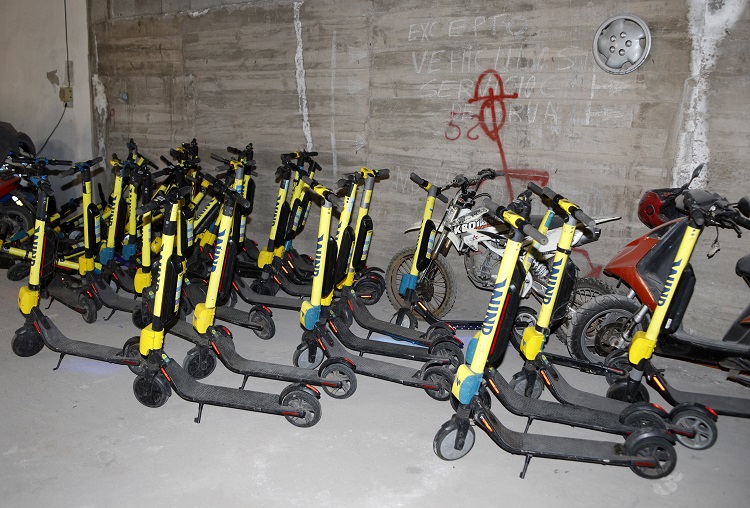 RETIRADA PATINETES ELÉCTRICOS