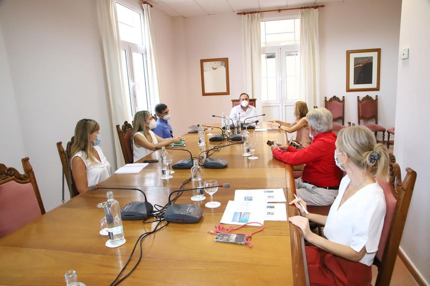 Visita José Carlos Díez a Lanzarote (1)