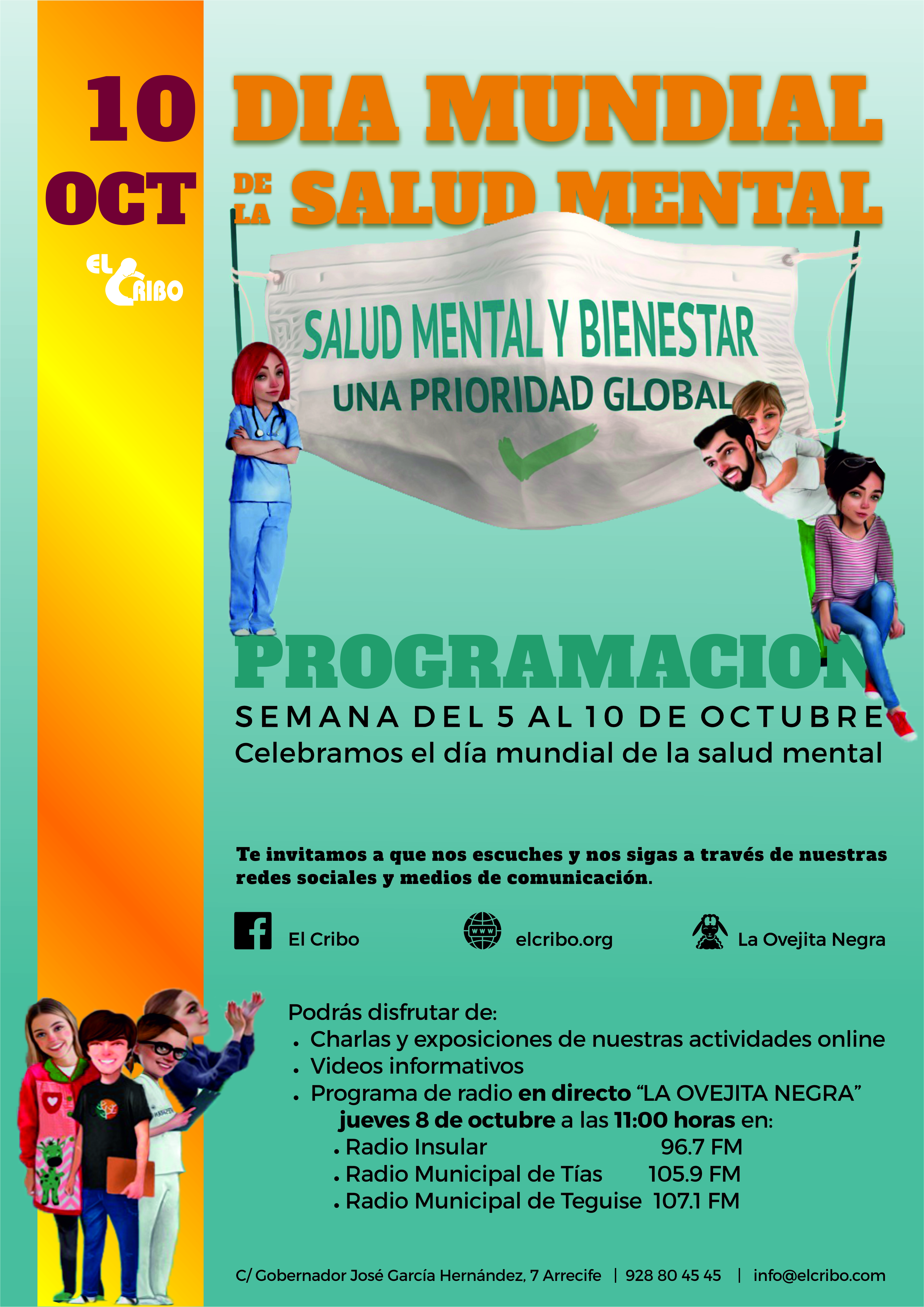 Cartel A3 dia de salud mental