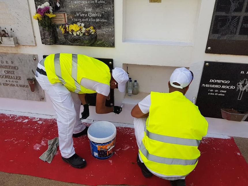 Arrecife destina personal del nuevo Plan de Empleo Social a mejorar el aspecto del Cementerio de San Román