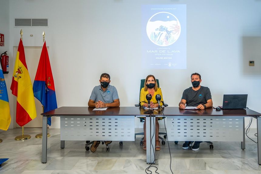 Rueda de prensentación del Open Fotosub Lanzarote Mar de Lava