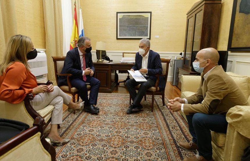 plan de modernización, presidnete del gobcan